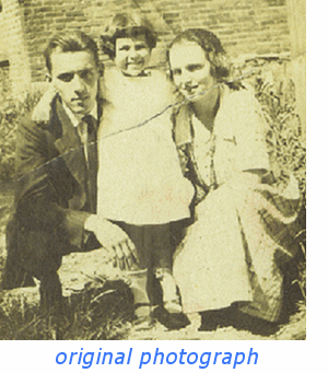 original photo in need of restoration