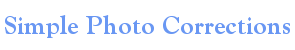 simple photo correction